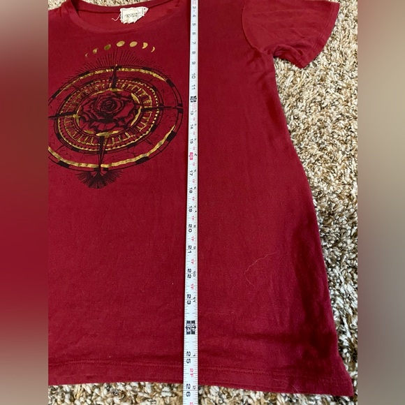Modish rebel bke burgundy compass top S - Picture 7 of 7